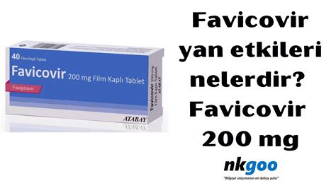 favicovir yan etkileri